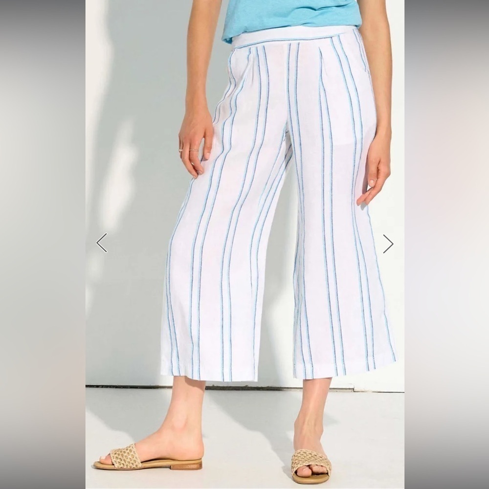 Hatley linen wide leg pants size L